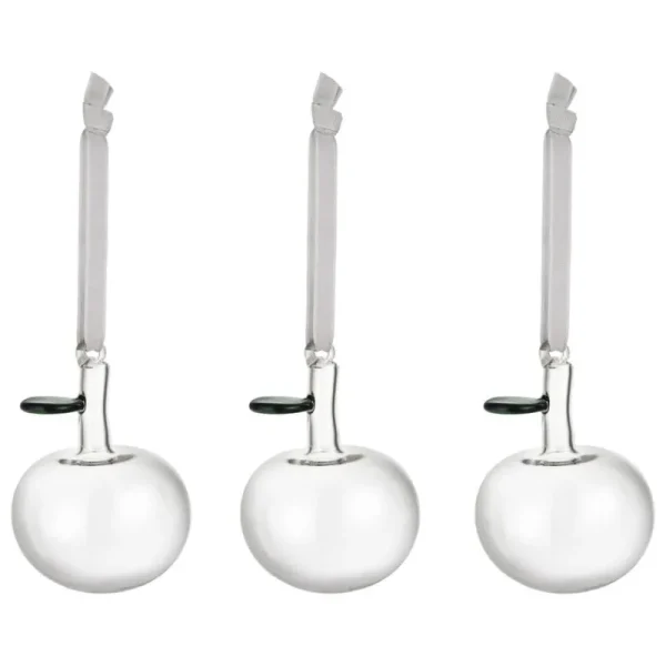 Iittala Weihnachtsdekoration | Dekorationsgegenstände^Glasapfel, 3 Stück, Transparent