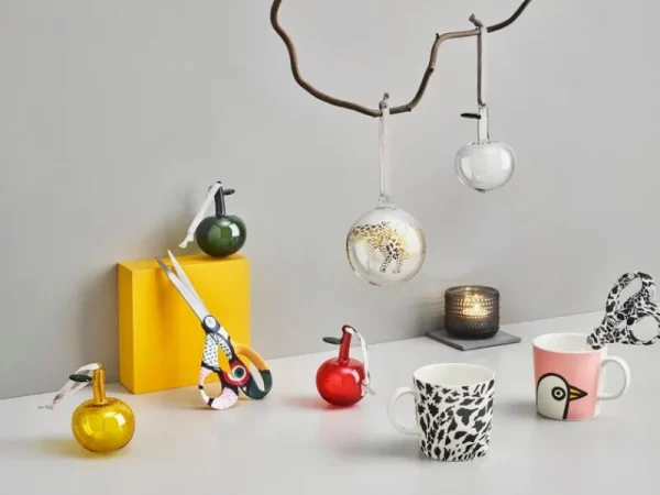 Iittala Weihnachtsdekoration | Dekorationsgegenstände^Glasapfel, 3 Stück, Transparent
