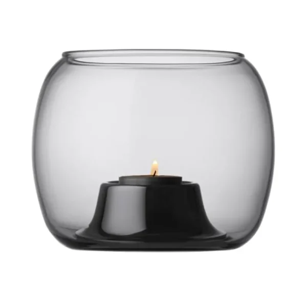 HAY Kerzen Und Kerzenhalter-Iittala Kaasa Teelichthalter, grau