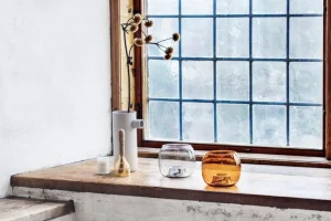 HAY Kerzen Und Kerzenhalter-Iittala Kaasa Teelichthalter, grau