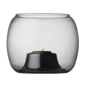 HAY Kerzen Und Kerzenhalter-Iittala Kaasa Teelichthalter, grau
