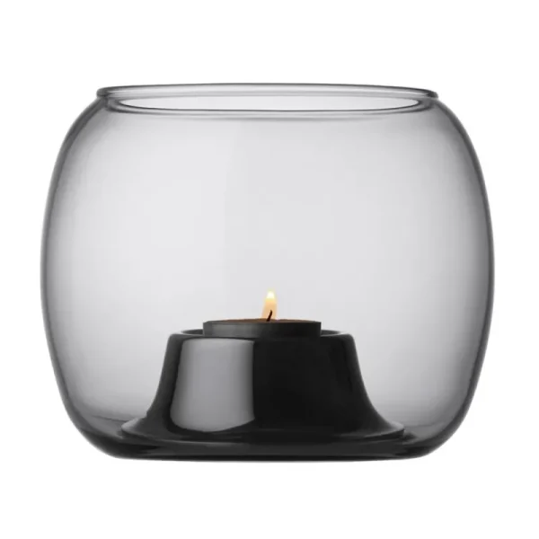 HAY Kerzen Und Kerzenhalter-Iittala Kaasa Teelichthalter, grau