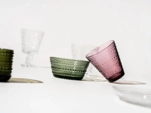 Iittala Geschirr^Kastehelmi Schale, 230 ml, Tannengrün