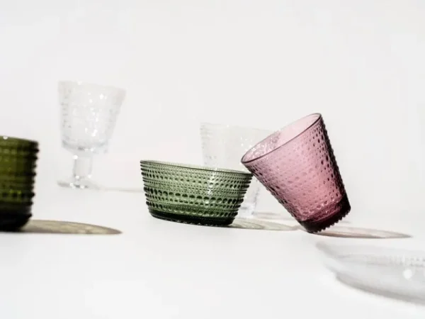Iittala Geschirr^Kastehelmi Schale, 230 ml, Tannengrün