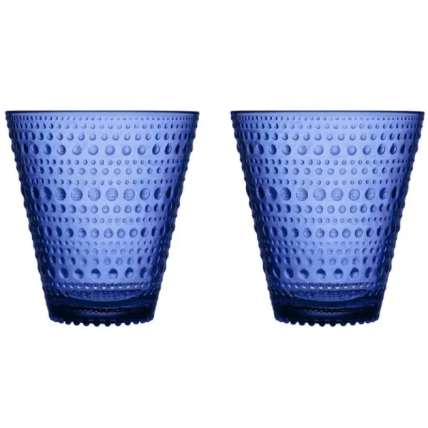 Iittala Gläser Und Tassen^Kastehelmi Trinkglas 30 cl, 2 Stück, Ultramarinblau