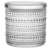 Iittala Dekorationsgegenstände^Kastehelmi Vorratsglas, 116 x 114 mm, transparent
