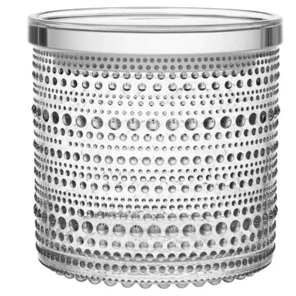 Iittala Dekorationsgegenstände^Kastehelmi Vorratsglas, 116 x 114 mm, transparent
