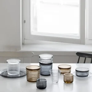 Iittala Dekorationsgegenstände^Kastehelmi Vorratsglas, 116 x 114 mm, transparent