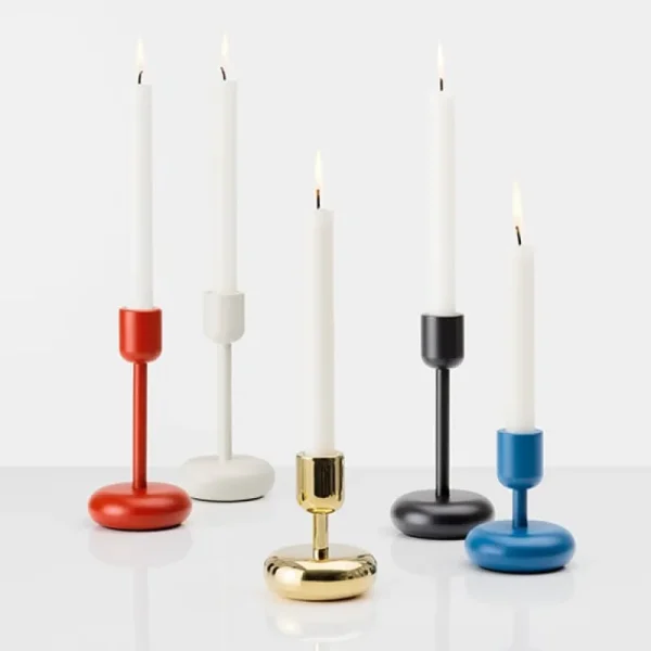 &Tradition Kerzen Und Kerzenhalter-Iittala Kerzenhalter Nappula 183 mm, dunkelgrau