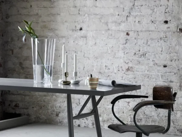 HAY Kerzen Und Kerzenhalter-Iittala Kerzenhalter Nappula 183 mm, weiß