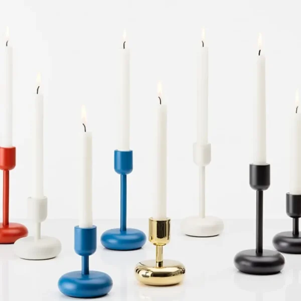 &Tradition Kerzen Und Kerzenhalter-Iittala Kerzenhalter Nappula 183 mm, dunkelgrau