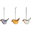 Iittala Weihnachtsdekoration | Dekorationsgegenstände^Mini Glasvogel, 3 Stück, Mix