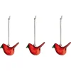 Iittala Weihnachtsdekoration | Dekorationsgegenstände^Mini Glasvogel, 3 Stück, Rot