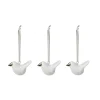 Flensted Mobiles Dekorationsgegenstände-Iittala Mini-Glasvogel, 3 Stk., weiß