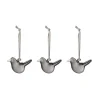 Iittala Dekorationsgegenstände^Mini-Glasvogel, 3er-Set, grau