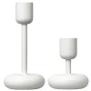 HAY Kerzen Und Kerzenhalter-Iittala Nappula Kerzenhalter, weiß, 2er-Pack