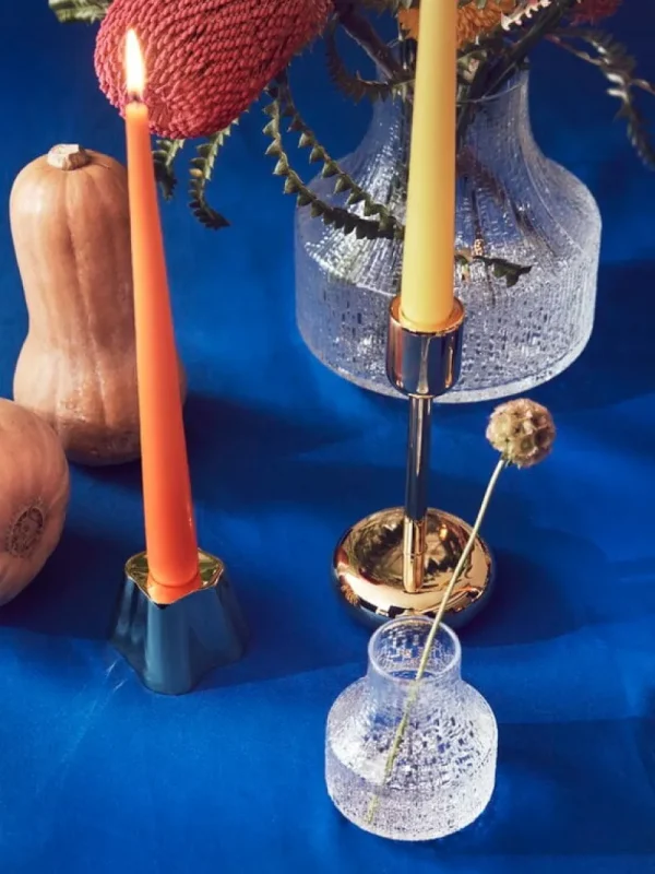 applicata Kerzen Und Kerzenhalter-Iittala Nappula Kerzenhalter, 183 mm, Messing