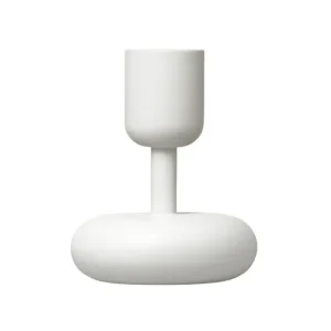 HAY Kerzen Und Kerzenhalter-Iittala Nappula Kerzenhalter, weiß, 2er-Pack