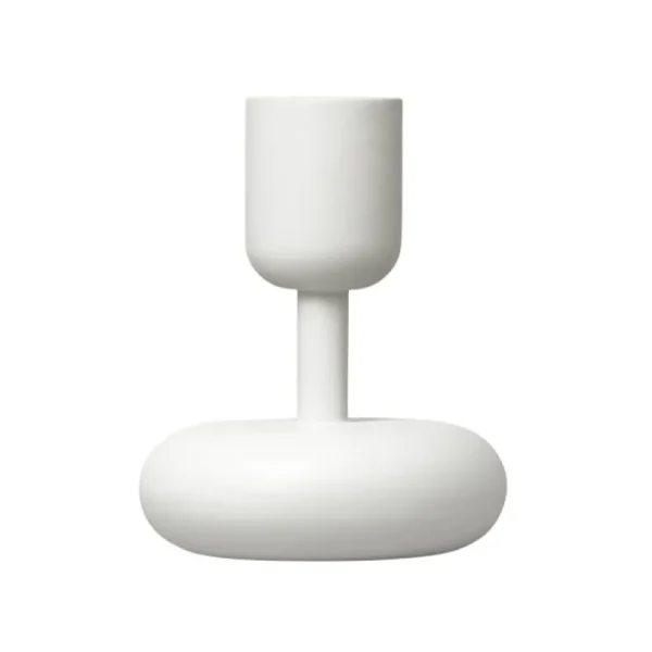HAY Kerzen Und Kerzenhalter-Iittala Nappula Kerzenhalter, weiß, 2er-Pack