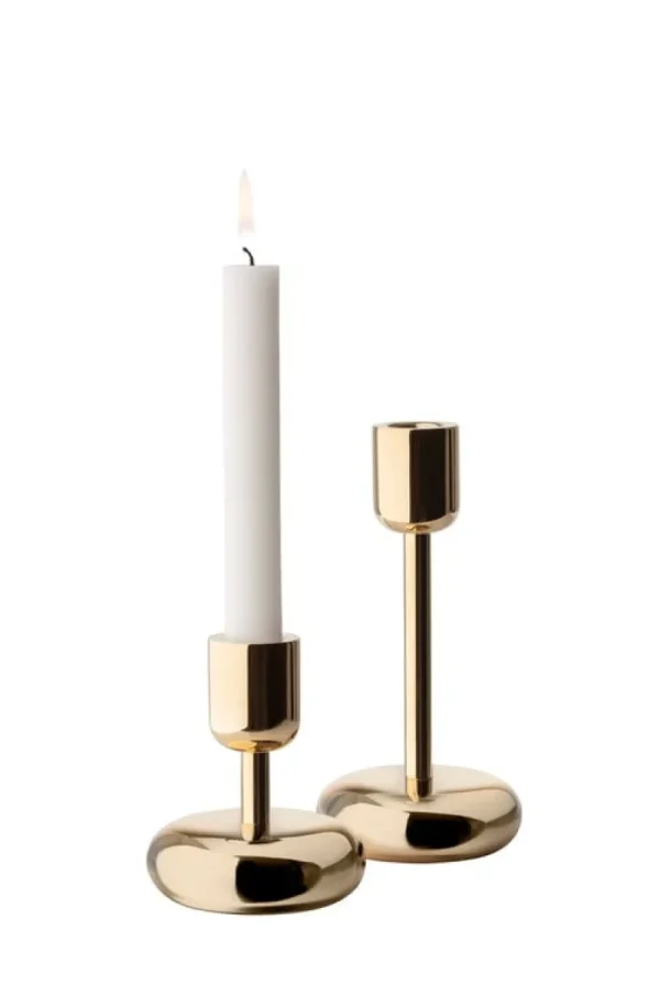 applicata Kerzen Und Kerzenhalter-Iittala Nappula Kerzenhalter, 183 mm, Messing