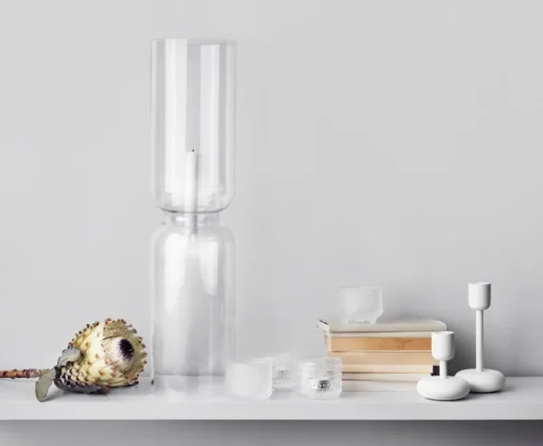 HAY Kerzen Und Kerzenhalter-Iittala Nappula Kerzenhalter, weiß, 2er-Pack