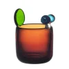 Iittala Glaskunst | Dekorationsgegenstände^PomPom Vase, 90 mm, Desert