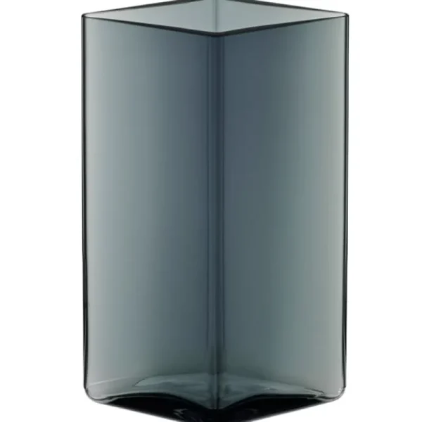Iittala Vasen-Ruutu Vase, 115 x 180 mm, grau