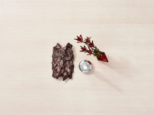 Iittala Vasen-Ruutu Vase, 115 x 140 mm, cranberry