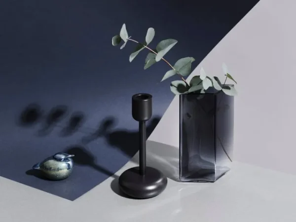 Iittala Vasen-Ruutu Vase, 115 x 180 mm, grau