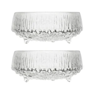 Iittala Geschirr^Schale Ultima Thule 115 mm, 2 Stück, klar