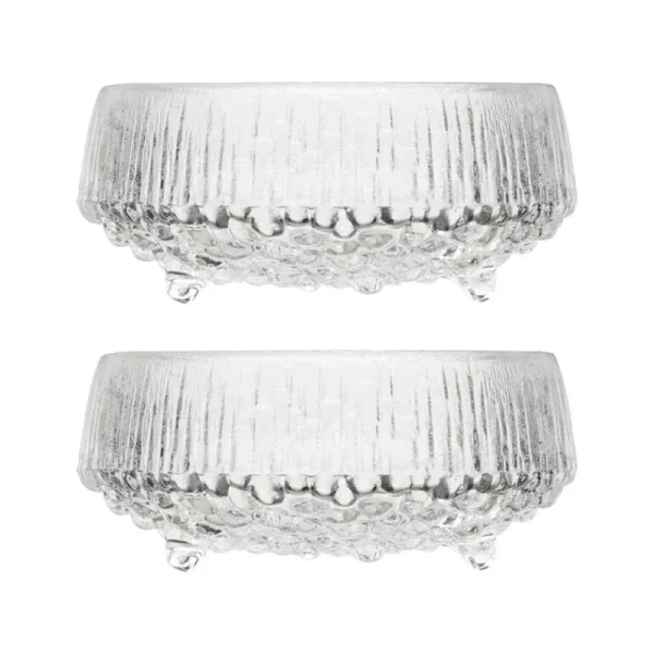 Iittala Geschirr^Schale Ultima Thule 115 mm, 2 Stück, klar