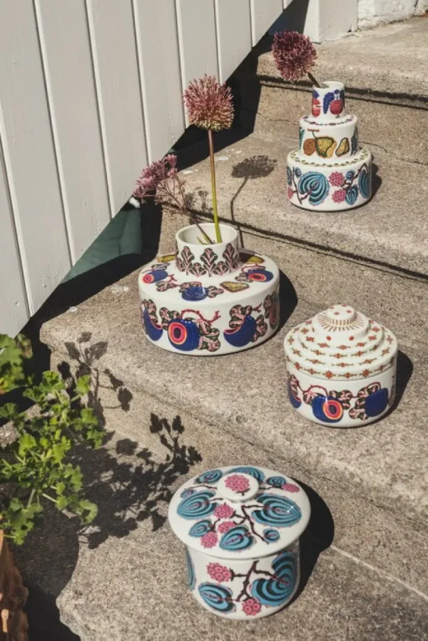 Marimekko Vasen-Iittala Taika Sato Keramikvase, 210 x 150 mm