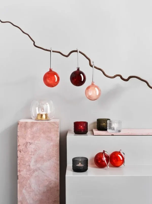 Iittala Kerzen Und Kerzenhalter-Teelichthalter Kaasa, klar – roségold