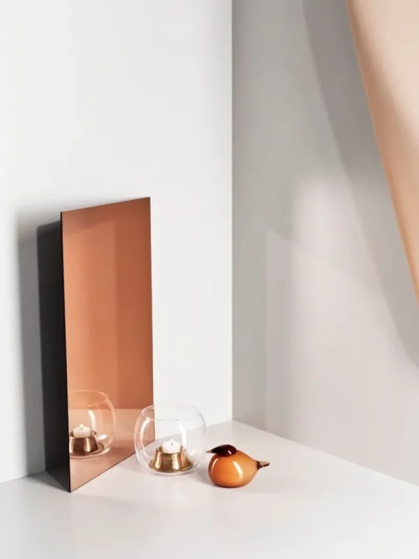 Iittala Kerzen Und Kerzenhalter-Teelichthalter Kaasa, klar – roségold