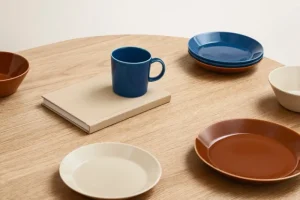Iittala Geschirr^Teema Becher , 0,3 l, vintage-blau