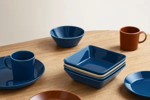 Iittala Geschirr^Teema Becher , 0,3 l, vintage-blau
