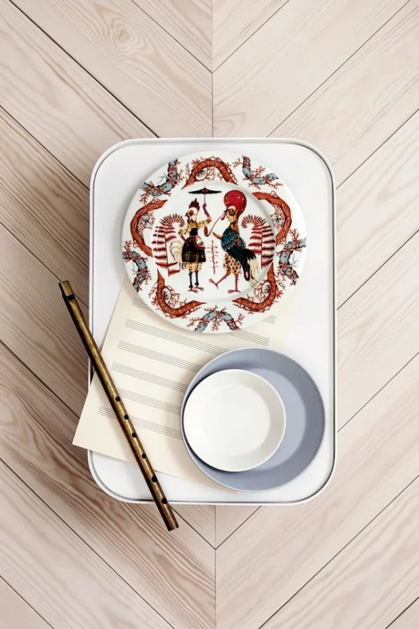 Iittala Geschirr^Teema Teller, 17 cm, perlgrau