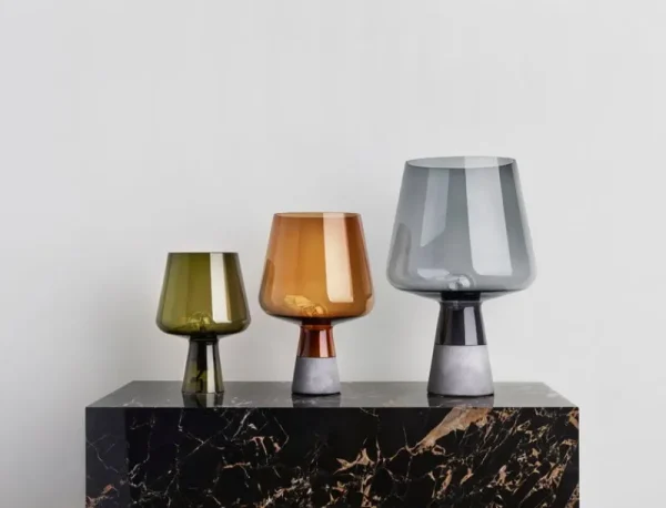 Artemide Tischlampen-Iittala Tischleuchte Leimu 24 cm, moosgrün