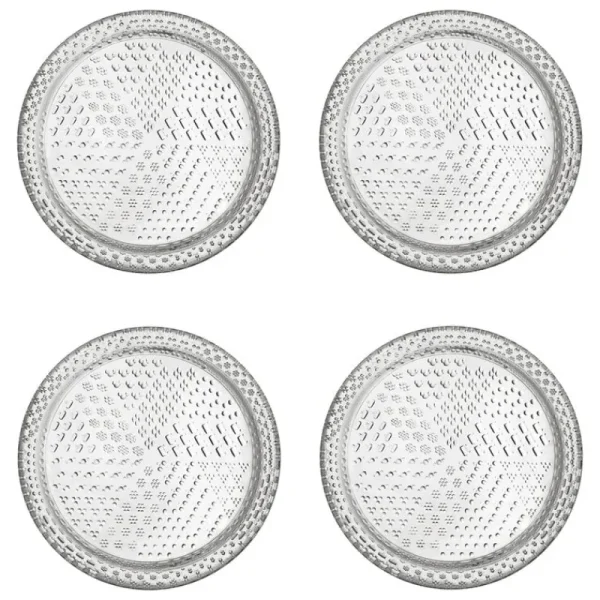 Iittala Geschirr^Tundra Teller, 154 mm, 4 Stück, klar