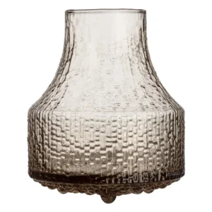 Marimekko Vasen-Iittala Ultima Thule Glasvase, 82 x 97 mm, Leinenweiß