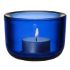 Klong Kerzen Und Kerzenhalter-Iittala Valkea Teelichthalter, 60 mm, Ultramarinblau