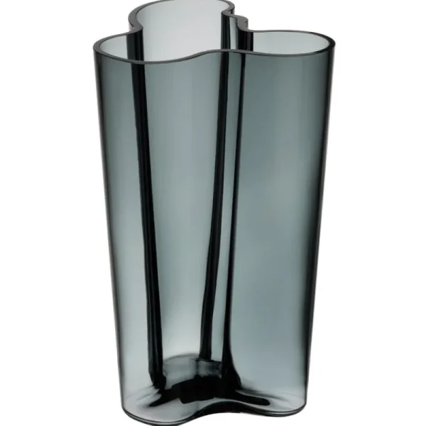 ferm LIVING Vasen-Iittala Vase Aalto 251 mm, dunkelgrau