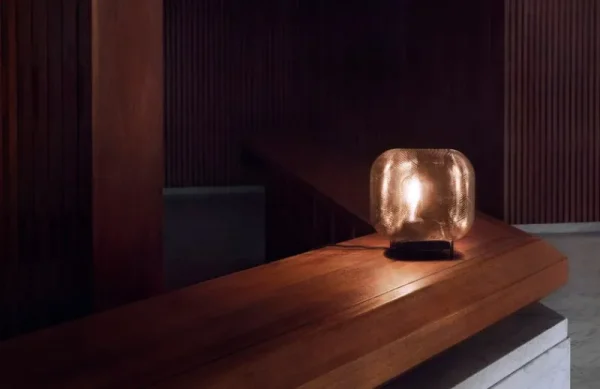 Iittala Tischlampen-Virva Tischleuchte, leinenfarben