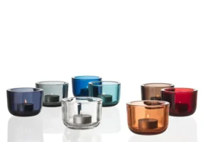Georg Jensen Kerzen Und Kerzenhalter-Iittala Votiv Valkea, grau