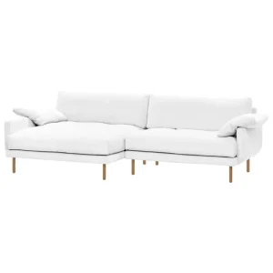 Interface Sofas Und Liegen-Bebé Sofa mit Chaiselongue, links, Jagger 1, Weiß, Eiche
