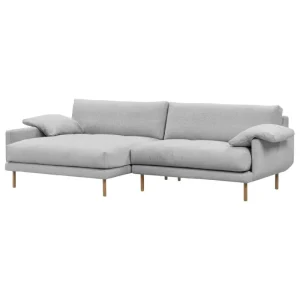 Interface Sofas Und Liegen-Bebé Sofa mit Chaiselongue, links, Muru 470, Grau, Eiche