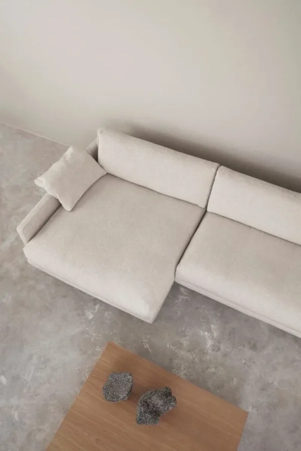 Interface Sofas Und Liegen-Bebé Sofa mit Chaiselongue, links, Jagger 1, Weiß, Eiche