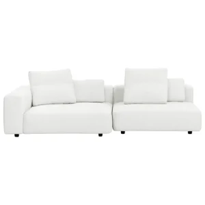 Interface Sofas Und Liegen-Toast Sofa, 270 cm, links, Arc 80, Weiß