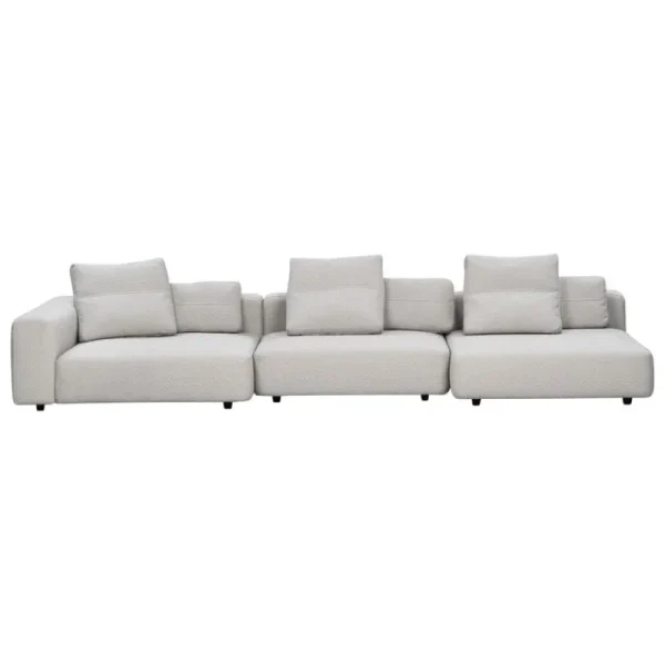 Interface Sofas Und Liegen-Toast Sofa, 405 cm, links, Arc 05, Beige