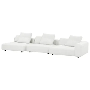 Tapio Anttila Collection Sofas Und Liegen-Interface Toast Sofa, 405 cm, rechts, Arc 80, Weiß